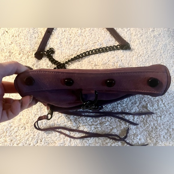 Rebecca Minkoff Crossbody Bag in purple suede leather - Picture 4 of 5